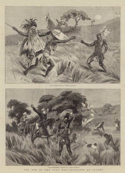 The End of the Zulu War, Incidents at Ulundi by Charles Edwin Fripp